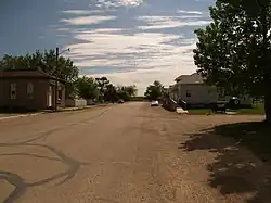 Business district of Montpelier