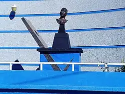 Monument to Efren Rebolledo.