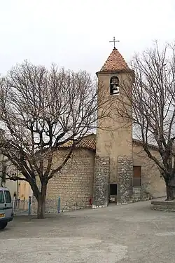 The church in Moriez