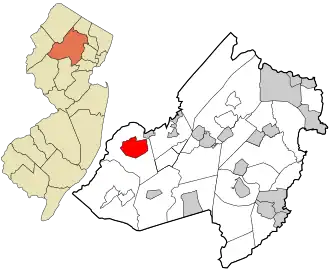 Location in Morris County and the state of New Jersey.