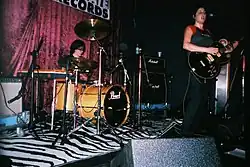 Mr. Airplane Man performing in Los Angeles, 2003