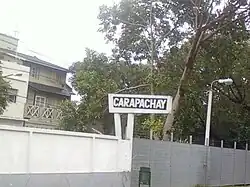 Carapachay train station.