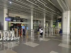 Departure area