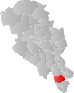 Brandbu within Oppland