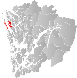 Herdla within Hordaland