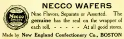1916 advertisement — "Nine Flavors, Separate or Assorted."