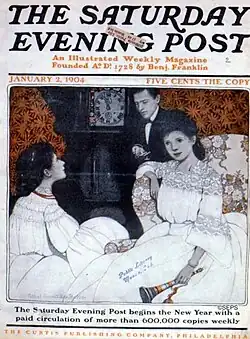 Cover art for the January 2, 1904 issue of The Saturday Evening Post[21]