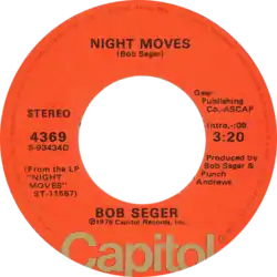 Side A of the 1976 US single