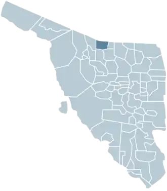 Location of the municipality of Nogales in Sonora