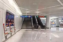 North exit interface towards main railway station