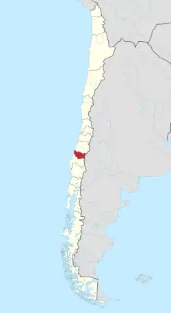 Map of Ñuble Region