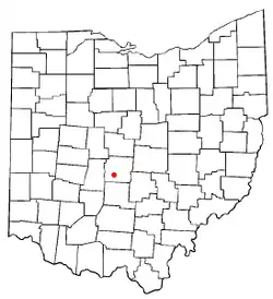 Location of Urbancrest, Ohio