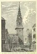 St Bride's Church, 1824