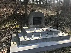 Memorial to the victims of the German-perpetrated Olszanka massacre of 1944