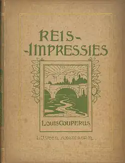 Book cover Reis-impressies by Louis Couperus