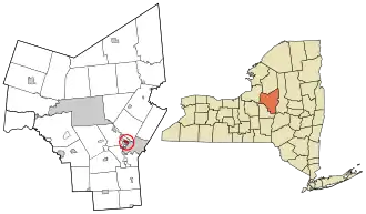 Location in Oneida County and the state of New York.