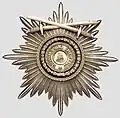 Grand cross star with swords