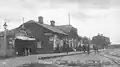 Original station in the 1900s decade, as part of the Primorskaya Railway