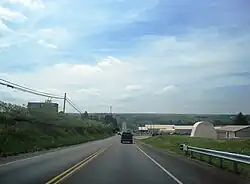 Southbound PA 183 in Reedsville