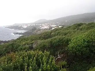 View of Terra de Pão with the town of São Caetano in the far distance