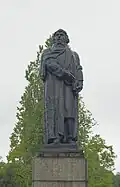 The statue of Adam Mickiewicz