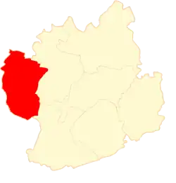 Location of Gmina Perzów