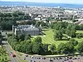 Second Wentworth Elm, Holyrood Palace, June 2010 (free-standing tree to right of palace)