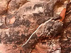 Cave pictographs