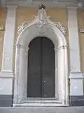 Palazzo Doria, gia Gio. Battista Spinola, Genova. Facciata su via Garibaldi. Portal