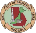 Official seal of Palmetto, Georgia