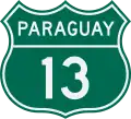 National Route 13 shield}}