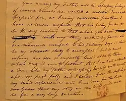 letter by Vincent to a friend