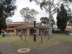 A building at the Portrush Road Reserve in Payneham, South Australia