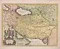Persia Sive Sophorum regnum Old map Persia Merian 1638