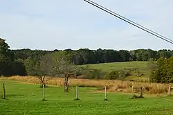 Countryside at the intersection of Petersburg