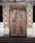 Interior door of Petrindu church