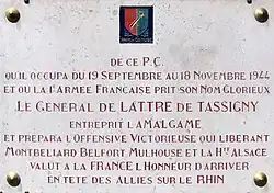 Plaque in Besançon