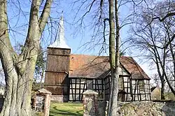 Timber framed Our Lady of the Rosary church