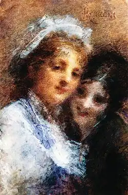 Portrait of the Vercesi sisters (1882)