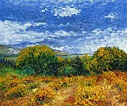 Posht-e-Moleh, 1988, Oil on canvas