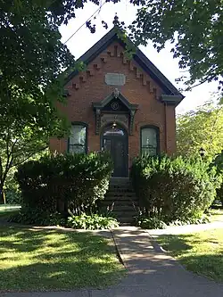 Powers Library (1880), front section