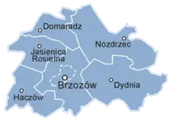 Division into gminas