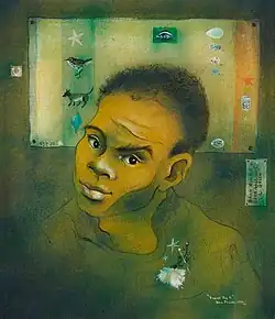 Karl Priebe, Portrait of Frank Roy Harriott, 1950