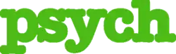 The word "psych" in a shade of green