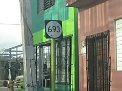 Puerto Rico Highway 693 south in downtown Dorado