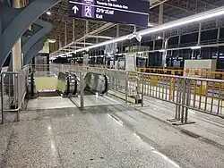 New Platforms ready for operations under Yellow Line
