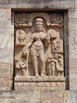 Figure by entrance, Asokakanta-Marici.[26]