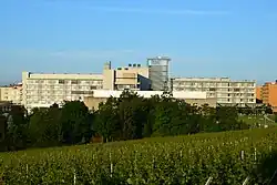 Image of the exterior of the Robert Bosch Hospital.