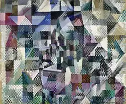 Robert Delaunay, 1911–12, Window on the City No. 3, oil on canvas, 113.7 × 130.8 cm, Solomon R. Guggenheim Museum