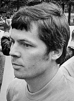 Black and white front facing photo